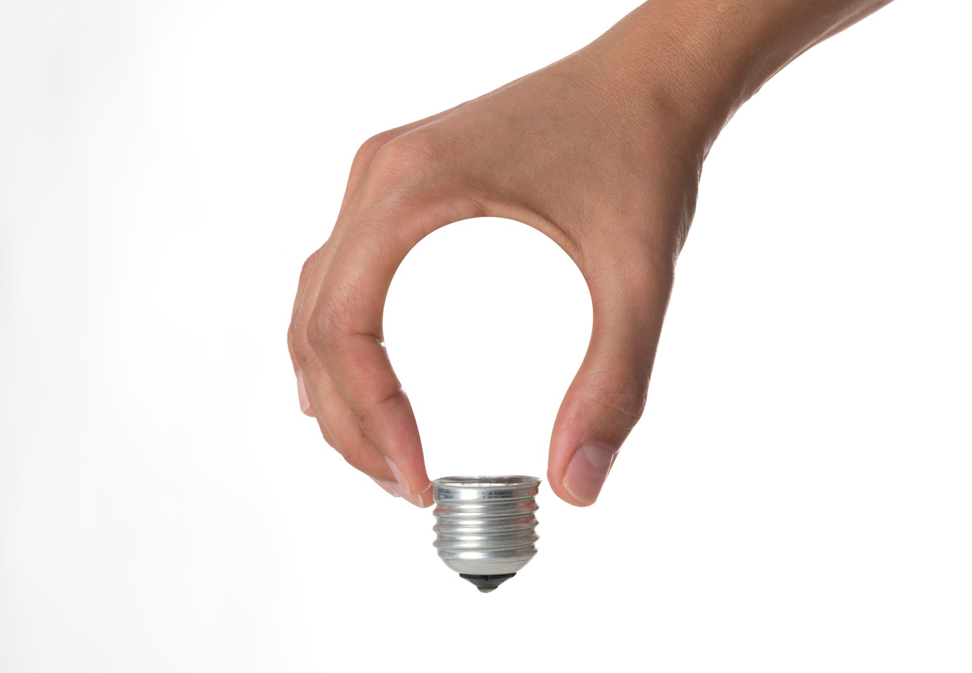 Human Hand Light Bulb